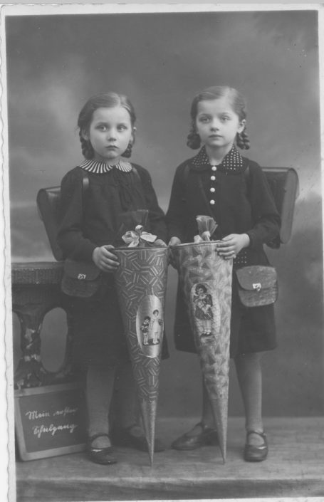 Berlin, 1937, Ingrid und Edith Wegener, seit 1957 in Berlin, Privatbesitz